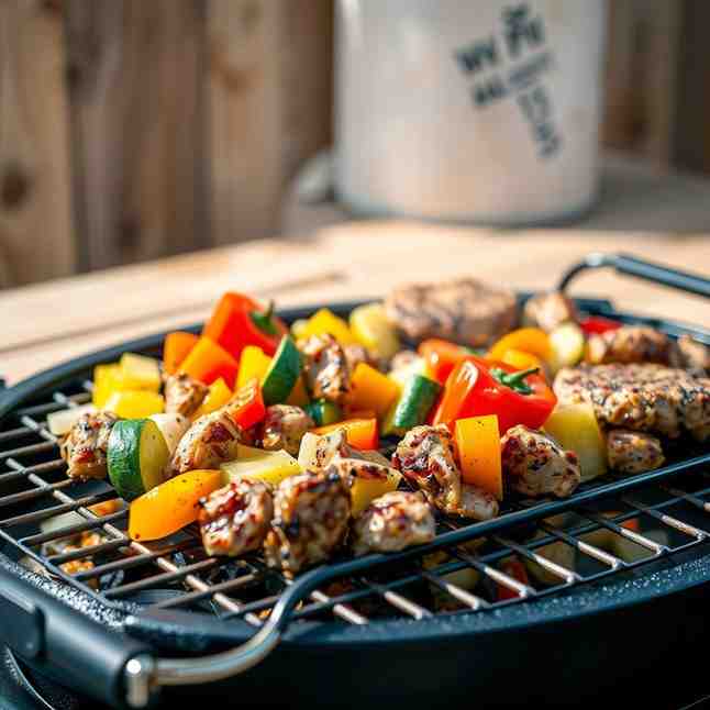 Bulgarian Meshana Skara -Grilled Meat & Veggie Recipe